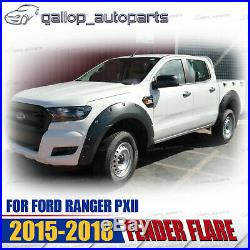 Black Fender Flares Kit Wheel Arch For Ford Ranger PX MK2 2015 2018 Wildtrak