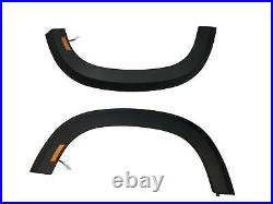 Black Fender Flares + LED Light For Land Rover Defender 110 2020+ Wheel Arch Kit