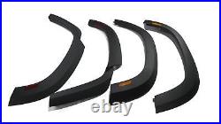 Black Fender Flares + LED Light For Land Rover Defender 110 2020+ Wheel Arch Kit