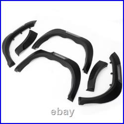Black For Toyota Hilux Revo 2015-2019 Wheel Arches Fender Flares Wide Body Kit