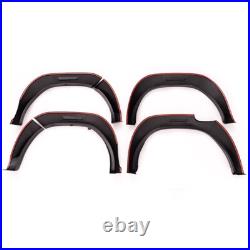 Black For Toyota Hilux Revo 2015-2019 Wheel Arches Fender Flares Wide Body Kit