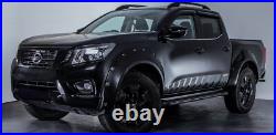 Black Wheel Arches Fender Flare Side Panel Kit For Nissan Navara D23 Np300 15-20