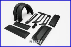 Black Wheel Arches Fender Flare Side Panel Kit For Nissan Navara D23 Np300 15-20