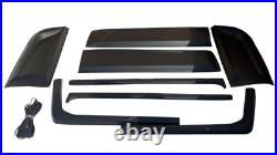 Black Wheel Arches Fender Flare Side Panel Kit For Nissan Navara D23 Np300 15-20