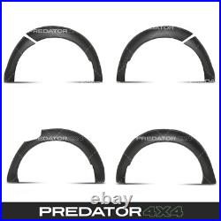 Black Wide Wheel Arches Fender Flare Kit For Nissan Navara D23 Np300 15-20