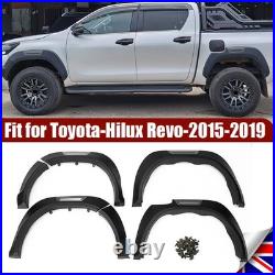 Black Wide Wheel Arches Fender Flares Body Kit For Toyota Hilux Revo 2015-19 UK