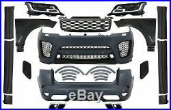 Body Kit & LED Headlights for Sport L494 2013-2017 Conversion to 2019 SVR Design
