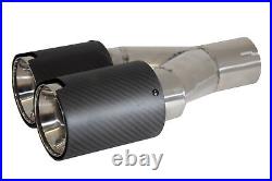Body Kit for BMW X5 E70 07-13 X5M M Look Twin Exhaust Muffler Tips Carbon Matte