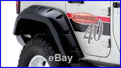 BushwackerPocket Style Fender Flares Jeep Wrangler JK 4 Door Front & Rear KIT