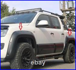 Cappafe Fender Flare Wheel Arch Set Of 4 Kit Black For VW Amarok 2010-2016
