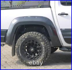Cappafe Fender Flare Wheel Arch Set Of 4 Kit Black For VW Amarok 2010-2016