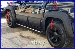 Cappafe Fender Flare Wheel Arch Set Of 4 Kit Black For VW Amarok 2010-2016