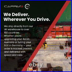 Cappafe Fender Flare Wheel Arch Set Of 4 Kit Black For VW Amarok 2010-2016