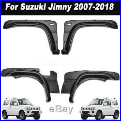 Car Fender Flare Cover Kit Set For Suzuki Jimny Wheel Arch 2007-2018 #