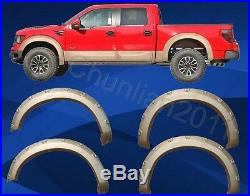Car Fender Flare Kit Wheel Arch Cover Trim For 09-14 FORD F150 F-150
