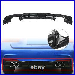 Carbon Rear Bumper Lip Diffuser Body Kit For BMW F30 325i 335i M-Sport 2014 18