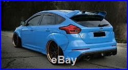 FORD FOCUS WIDE BODY KIT 2012+ MK3 FRONT REAR FENDER FLARES RB STYLE Lightweight
