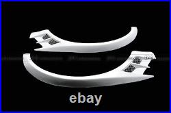 FRP Unpainted Front Wide Fender Flares Arch Kits For Mitsubishi EVO 8 9