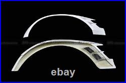 FRP Unpainted Front Wide Fender Flares Arch Kits For Mitsubishi EVO 8 9