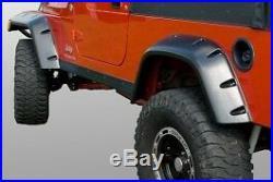 Fender Flare Kit 6 Pc Set All Terrain Rivet Style Jeep Wrangler Tj And Hardware