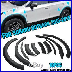 Fender Flare Kit Wheel Arch Cover Trim Fit For Subaru Outback 2015-2019 PP