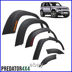 Fender Flare Wide Body Wheel Arch Kit + Lights For Land Rover Defender 110 2020+
