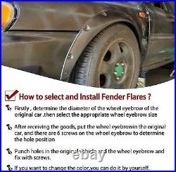 Fender Flares Extra Wide Body Wheel Arches For Subaru Forester WRX STI Impreza