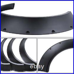 Fender Flares Extra Wide Body Wheel Arches Kit Black Mudguards For Jaguar F-Pace