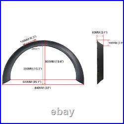 Fender Flares Extra Wide Extension Body Kit Wheel Arches For Vauxhall Opel Corsa