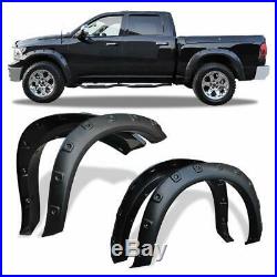 Fender Flares Kit for 2009-2018 Dodge Ram 1500, 2019 Ram 1500 Classic Exclude R