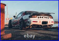 Fender Flares for Mazda RX-7 FD wide body kit Arch Extensions 90mm+70mm 4pcs
