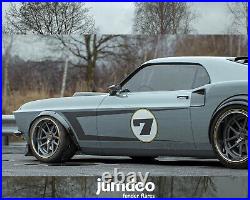 Fender flares for Ford Mustang 1965-1973 wide body kit wheel arch 50+90 4pcs set
