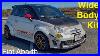 Fiat 500 Abarth Wide Body Kit Fender Flare Fly 1 Installation U0026 Review