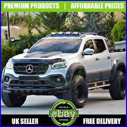 Fits Mercedes X class 2017+ Wheel Arches Bolt Look Wide Style Fenders ADD BLUE