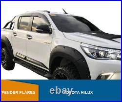 Fits Toyota Hilux Revo 2015-2019 Wide Body Wheel Arches Fender Flares Kit