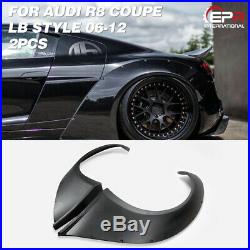 For 06-12 Audi R8 Coupe LB Style FRP Wide body kit Rear Fender Flares Addon