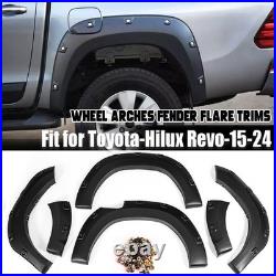 For 14-20 Nissan Navara D23 Np300 Black Wide Wheel Arches Fender Flares Kit