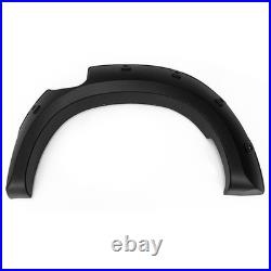 For 2005-14 Toyota Hilux Vigo MK6 MK7 Wide Wheel Arches Fender Flares Kit Black