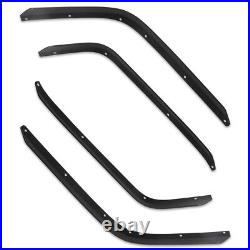 For 2007-2017 Jeep Wrangler JK Front & Rear Fender Flares Extensions Kit 4PCS