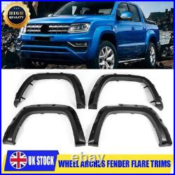 For 2010-20 Vw Amarok Black Wide Front Rear Wheel Arches Fender Flares Body Kits
