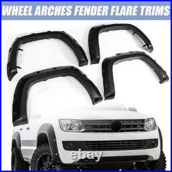 For 2010-20 Vw Amarok Black Wide Front Rear Wheel Arches Fender Flares Body Kits