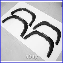 For 2015-2019 Toyota Hilux Revo Wide Body Wheel Arches Fender Flares Kit Black