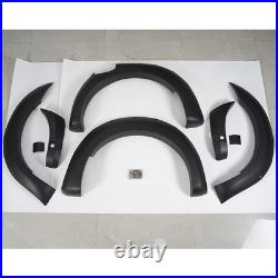For 2019-2022 Ford Ranger T8 Black Wide Wheel Arches Fender Flares Body Kit 6Pcs