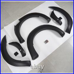 For 2019-2022 Ford Ranger T8 Black Wide Wheel Arches Fender Flares Body Kit 6Pcs