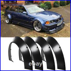 For 3 Series E36 E46 E90 E92 F30 F31 Fender Flares Wheel Arches Wide Body Kit A+