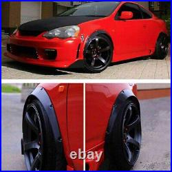 For A3 A4 A5 A6 A7 A8 4Pcs 4.5 Fender Flares Extra Wide Body Kit Wheel Arches