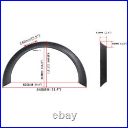 For Audi A4 B6 B7 B8 S-Line S4 Flexible Fender Flares Wide Wheel Arches Body Kit