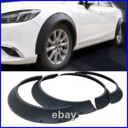 For Audi A4 B6 B7 B8 S-Line S4 Flexible Fender Flares Wide Wheel Arches Body Kit
