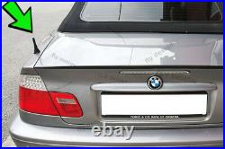 For BMW 3er e46 Compact Tuning Spoiler Carbon Look Rear Lip becqeut Trunk Lid FL
