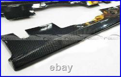 For BMW E92 E93 M3 2008-2013 Carbon Fiber Side Skirts Extension Kit Lip